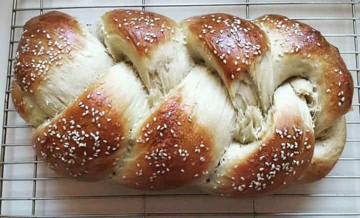 Challah braided bread recipe