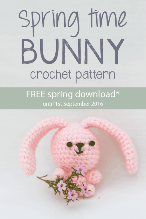 crochet spring bunny