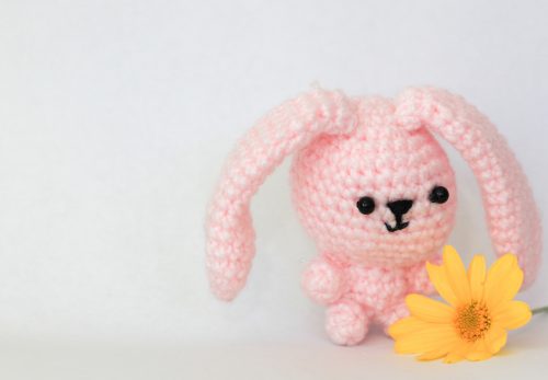 crochet spring bunny