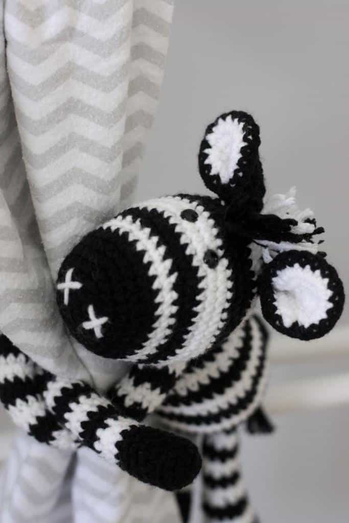 crochet zebra pattern