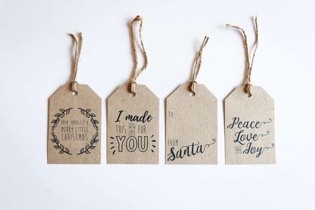 free printable christmas gift tags