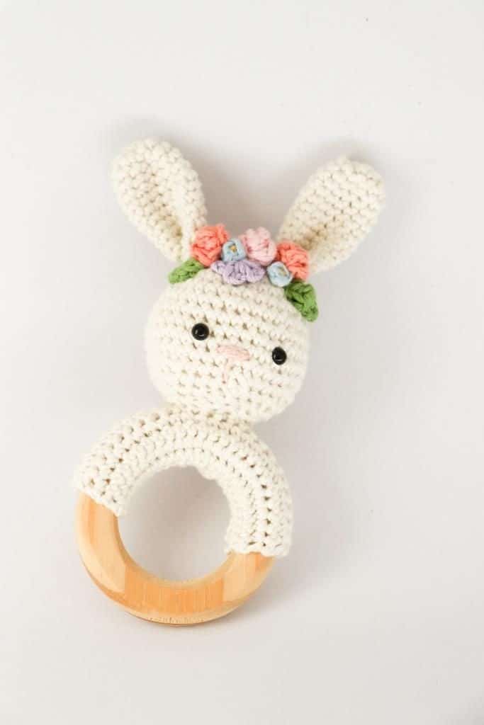 Crochet rattle best sale