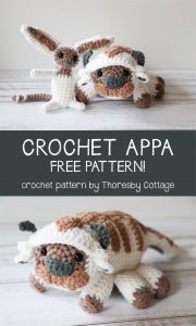 Crochet Appa Pattern (free) | Avatar: The Last Airbender