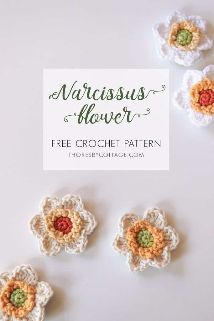 Narcissus crochet pattern | Free pattern
