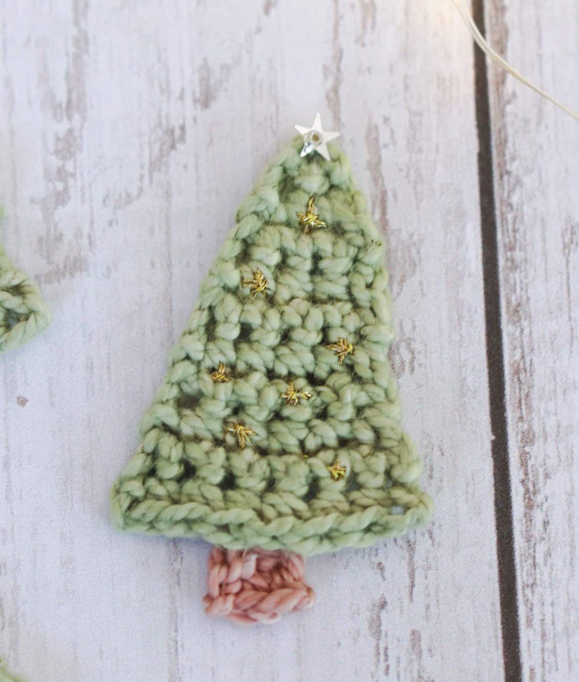 Mini Crochet Christmas Tree Free Pattern | Thoresby Cottage