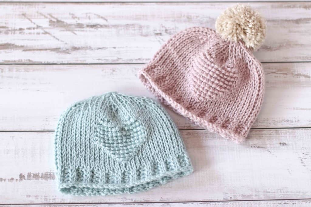 For my sweetheart | Tunisian crochet baby hat