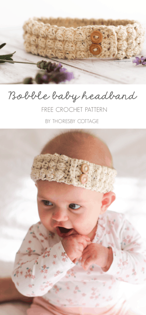 Crochet infant headband hot sale