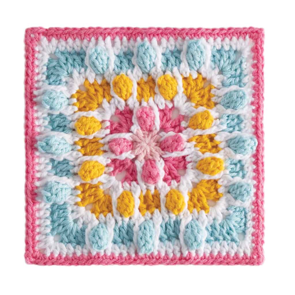 3d crochet granny square 