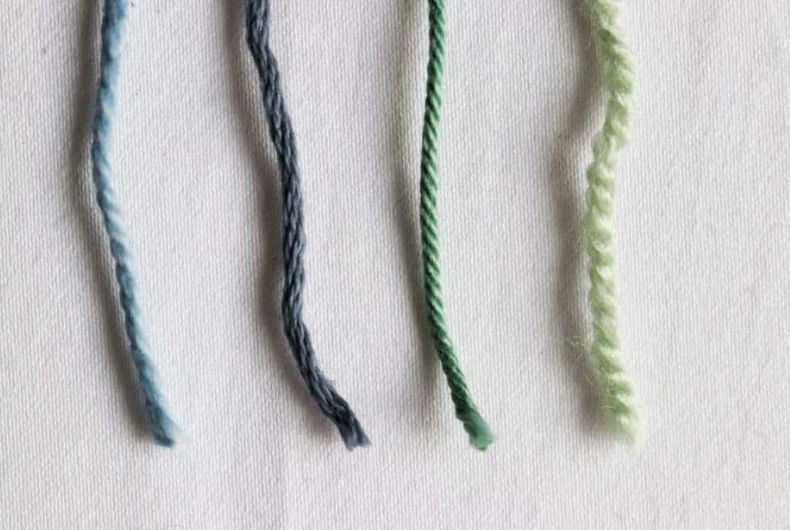 Yarn plied in different ways. DK (light worsted). Yarn ply vs yarn weight