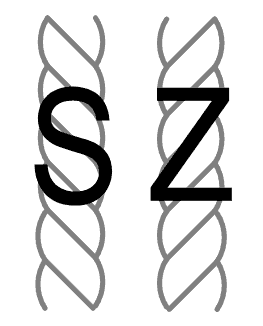 yarn ply Z twist vs S twist