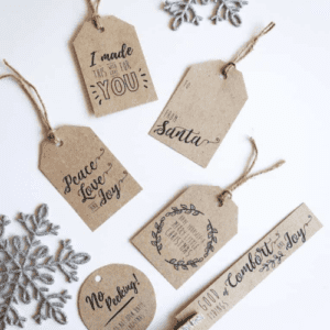 Free printable Christmas gift tags 
