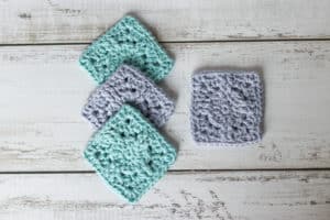 Celtic Cross mini granny square | Free crochet pattern