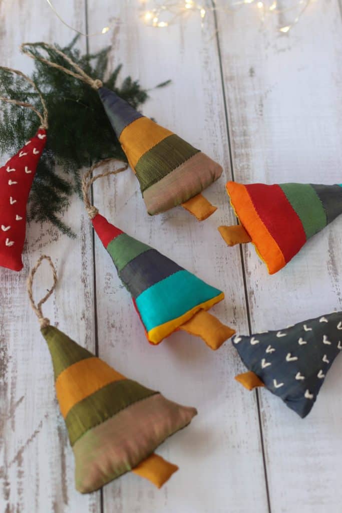 Quick Scrap Fabric Christmas Decoration | Christmas Tree