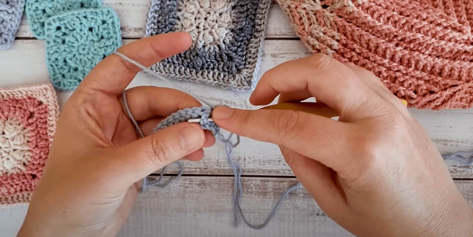 How To Crochet Front And Back Post Double Crochet (FPdc + BPdc)