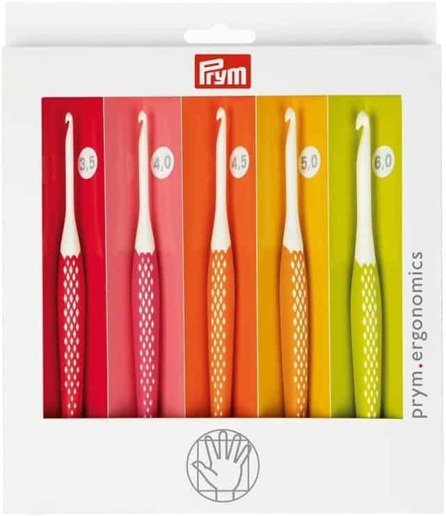 set of Prym crochet hooks 