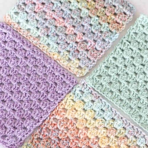 Solid Granny Square Crochet Pattern