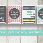 Baby milestone cards (mixed)