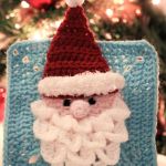 Santa afghan square